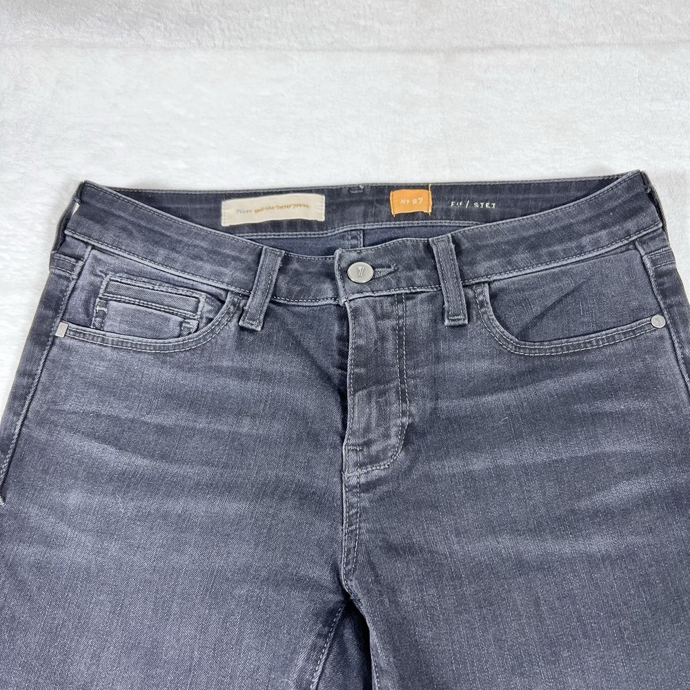 Pilcro and The Letterpress‎  Parallel Black Straight Leg Jeans Women Size 27 Y2K
